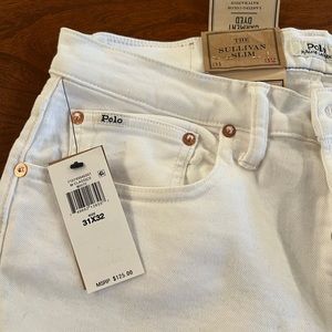 NWT Men’s RL Sullivan White Denim size 31x32